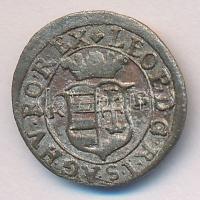 1694KB. Denár Ag "I. Lipót" T:2/2-
Huszár 1509.,Unger II.: 1114