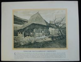 3db erdélyi várakról készült nyomat a nagyszebeni  Drotleff nyomdából 25x33cm