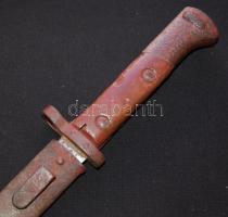 II. világháborús bajonett hüvellyel 45cm hosszú