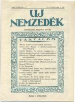 1919 február 18. Milotay István szerk. Új nemzedék a háború utáni forrongó és végnapjait élő régi Magyarország híreivel 18p