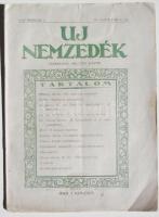 1919 március 1. Milotay István szerk. Új nemzedék a háború utáni forrongó és végnapjait élő régi Magyarország híreivel 18p