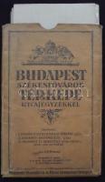 1928 M. kir. Állami Térképészet: Budapest térképe 90x70 cm Eredeti tokban, szép állapotban