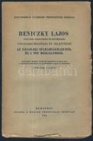 Beniczky Lajos - bányavidéki kormánybiztos és honvédezredes visszaemlékezései és jelentései az 1848/49-iki szabadságharcról és a tót mozgalomról. Bp., 1924. MTT. Fűzött papírkötésben, kis gerinchibával.