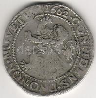 Hollandia/Friesland 1662 "Löwen-Dalder"/tallér ezüst T:4