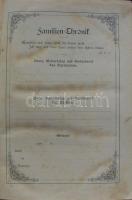 1905 Német családi Biblia Luther fordítása után. Dombornyomott egészvászon kötésben. / 
1905 German ...