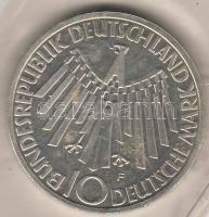 NSZK 1972F "Olimpia-Spiral" 10DM ezüst T:PP eredeti vákumcsomagolásban!