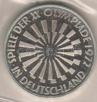 NSZK 1972D "Olimpia-Spiral" 10DM ezüst T:PP eredeti vákumcsomagolásban!