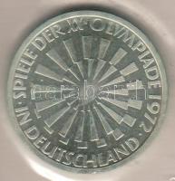 NSZK 1972J "Olimpia-Spiral" 10DM ezüst T:PP eredeti vákumcsomagolásban!