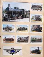 Hatalmas vasutas emlék tétel rengeteg fényképpel, újságcikkekkel, szórólapokkal, összesen 153db