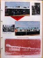 Hatalmas vasutas emlék tétel rengeteg fényképpel, újságcikkekkel, szórólapokkal, összesen 153db