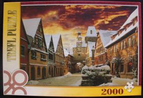 2000 darabos puzzle a bajor Rothenburg városképével