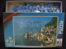 2db 1000 darabos és 1db 500 darabos hegyvidéki tájakat és Prága látképét ábrázoló puzzle