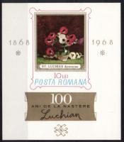 100th Anniversary of Stefan Luchian's birth block, Stefan Luchian születésének 100. évfordulója blokk