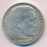 Német 3. Birodalom 1939B 5M Ag "Hindenburg" T:2 ph.
German Third Reich 1939B 5 Marks Ag &q...