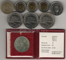 1980-2003. 9db emlékpénz 20Ft "Deák", 50Ft "Unio", 100Ft "Kossuth" (3x...