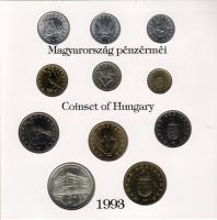 1993. Forgalmi szett 11klf db 10f-200Ft T:BU