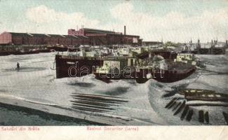 SS Maria Elisabeth, SS Peles in Braila port (EK)