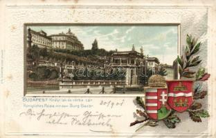 Budapest I. Királyi Vár Emb. litho (fl)