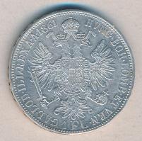 Ausztria 1861A. 1Fl Ag T:2 Austria 1861A 1 Florin Ag C:XF