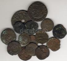 Róma/Császárság 15db kisbronz T:vegyes minőség