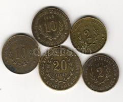 Kenyérmező/ hadifogolytábor 1915. 2H (2x), 10H (2x), 20H (ph) T:2