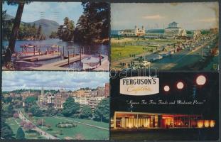 kb 300 db modern, színes városképes lap