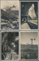 67 db régi, fekete-fehér városképes lap, szinte mind megíratlan