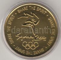 Ausztrália 2000. "Sidney-Olimpia" színes fém plakett T:1