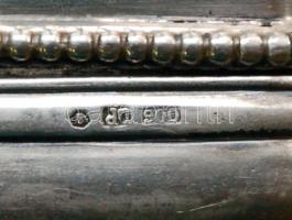 1867 utáni, a fedelén 900/1000 tisztaságú bécsi (dianás) hatósági jelzéssel ellátott, tűzzománc mini...