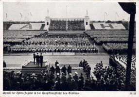 Németország 1938 Náci propagandalap: Nürnbergi Pártnap T3