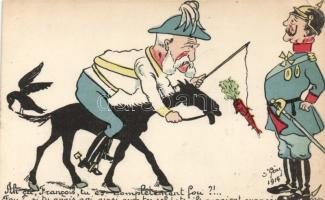 French propaganda, Wilhelm II, Franz Joseph humour (EB)