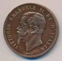Olaszország 1863. 10c "II. Viktor Emanuel" T:2
Italy 1863. 10 Centesimi "Vittorio Ema...