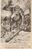 French military propaganda, the horrible beast s: Régamey