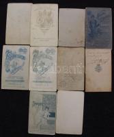 cca 1860-1900 20 db keményhátú fotó különböző híres és ritka magyar fotósok műtermeiből / Vintage ph...