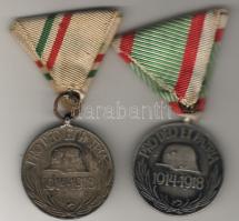 1918. "Pro Deo et Patria" (2x) katonai kitüntetés T:2,3