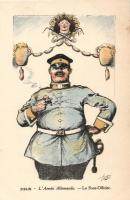Első világháborús német altiszt, P.J. Gallais &amp; Cia No. 34. s: Zislin, L'Armée Allemande, Le Sous-Officer / WWI The German Army, sub-officer, P.J. Gallais &amp; Cia No. 34. s: Zislin