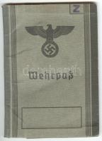 1939 II. világháborús fényképes német katonakönyv - Wehrpass, jó állapotban / German military book