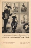 Lecon dHistoire, Histoire dAlsace / French history lesson, caricature, political satire propaganda; P. et J. Gallais Visé No. 3. s: Hansi