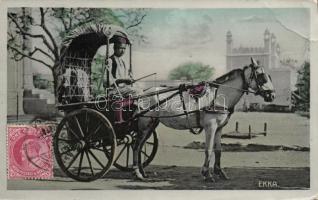 Indian folklore, horse carriage (EB)