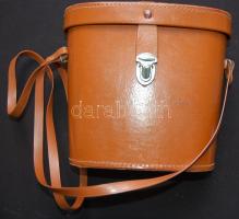 Nagyméretű 10x50 japán távcső Ofotért lencsékkel, lencsevédőkkel, szíjjal, hozzá tartozó bőrtáskával / 10x50 binoculars in good condition with leather case