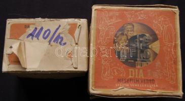 cca 1950 Diavetítő a Lemezárugyárból, szép állapotban, eredeti dobozában /
Vintage dia film projecto...