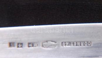 Ezüst (Ag) art deco tálca /
Art deco silver tray 566gr 30x18,5cm