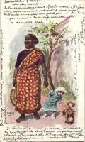 Indian folklore, hindu nurse, ayah (small tear)
