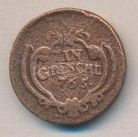 Erdély 1765. Rézgaras T:3 Transylvania 1765. 1 Greschl C:F