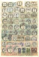 110db klf régi magyar okmánybélyeg