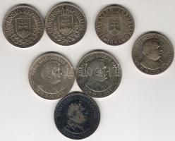 Szlovákia 1941-44. 10K, 20K (2x), 20K "Tiso", 50K "Tiso" (3x)  T:2