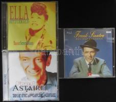 3db műsoros CD. Frank Sinatra, Fred Astair, Ella Fitzgerald