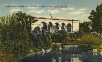 Indianapolis, Riverside park, Thomas Taggar memorial