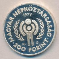 1979. 200Ft Ag "Nemzetközi gyermekév" T:PP