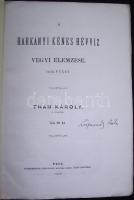 Than Károly: A harkányi kénes hévvíz vegyi elemzése, Atheneum nyomda, Bp. 1869, papírkötés